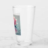 Schöne Lotus Design Glas Tasse. (Links)
