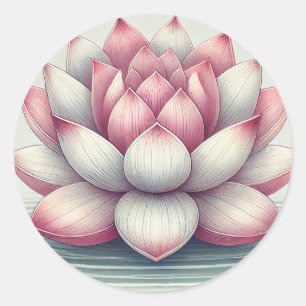 Schöne Lotus Design Sticker