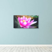 Schöne Lotus, Landschaft, Zen Leinwanddruck (Insitu (Holzboden))