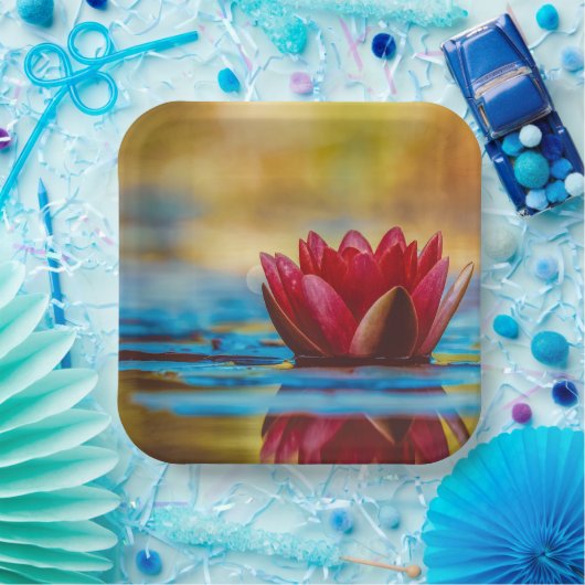 Schöne Lotus-Papierplatte Pappteller (Party)
