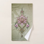 Schöne Lotusblüte Badhandtuch Set (Handtuch)