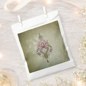 Schöne Lotusblüte Geschenktütchen (Ausgeschnitten)