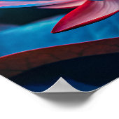 Schöne Lotusblüte Poster (Ecke)