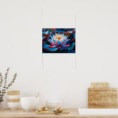 Schöne Lotusblüte Poster (Küche)