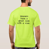 Schöne Lounge mit Aussicht T-Shirt (Rückseite)