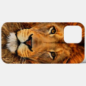 Schöne Löwenkopf Ölkunst Malerei Kunst Case-Mate iPhone Hülle (Rückseite (Horizontal))