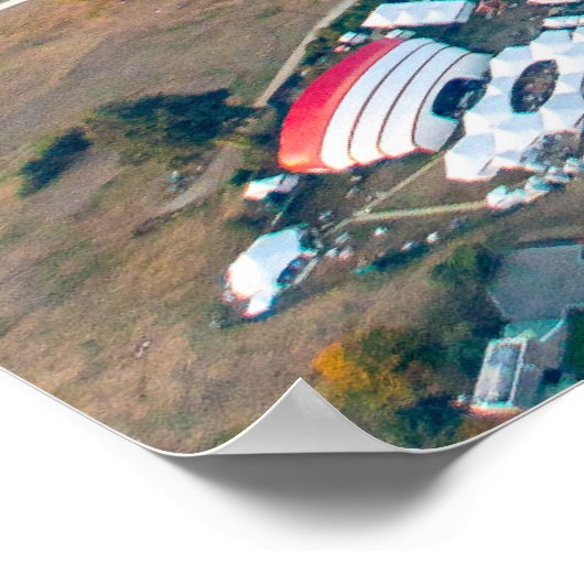 Schöne Luftbilder Vancouver Poster (Ecke)