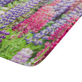 Schöne Lupine-Blume  Schneidebrett (Ecke)