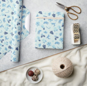 Schöne luxuriöse und lebhafte Trauzeugen Geschenkpapier