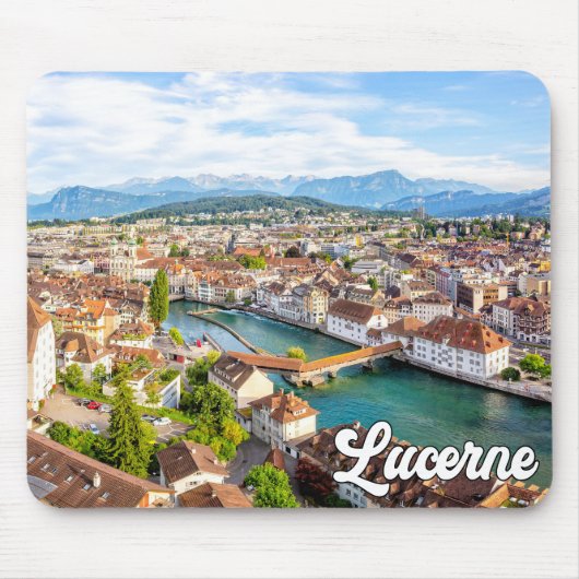 Schöne Luzern, Schweiz Mousepad (Vorne)