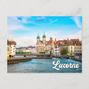 Schöne Luzern, Schweiz Postkarte