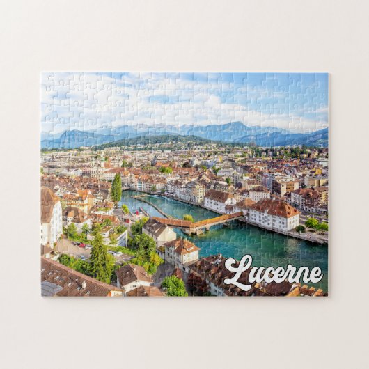 Schöne Luzern, Schweiz Puzzle (Horizontal)