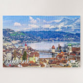 Schöne Luzern, Schweiz Puzzle (Horizontal)