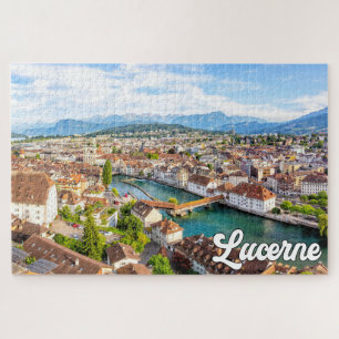 Schöne Luzern, Schweiz Puzzle