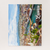 Schöne Luzern, Schweiz Puzzle (Vertikal)