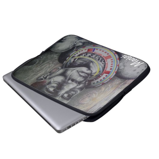 Schöne Maasai15 Zoll Neopren Laptop-Sieb Laptopschutzhülle (Vorne Knopf)