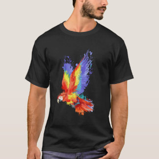 Schöne Macaw Flying Parrot Bird Lover Geschenke T-Shirt