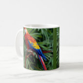Schöne Macaw-Kaffee-Tasse Kaffeetasse (Vorderseite Links)