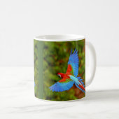 Schöne Macaw-Kaffee-Tasse Kaffeetasse (VorderseiteRechts)