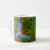 Schöne Macaw-Kaffee-Tasse Kaffeetasse (Vorderseite Links)