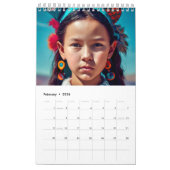 Schöne Mädchen aller Ethnien Neues Jahr 2025 Kalender (Feb 2026)