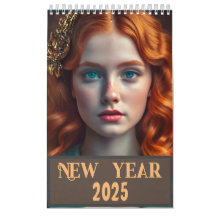 Schöne Mädchen aller Ethnien Neues Jahr 2025