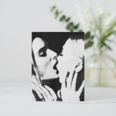 Schöne Mädchen Postkarte (Stehend Vorderseite)