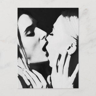 Schöne Mädchen Postkarte