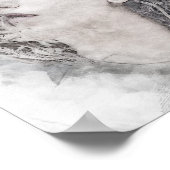 Schöne Mädchenkizze Poster (Ecke)