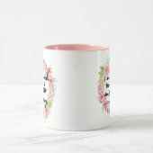 Schöne Mädchenphilippians-4:13 Rosa-Rosen-Tasse Tasse (Zentrum)