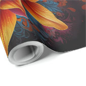 Schöne Madela Buddha Blume Geschenkpapier (Rolleneckpunkt)