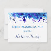 Schöne Madonna mit Kinderaquarell Mitteilungskarte (Rückseite)