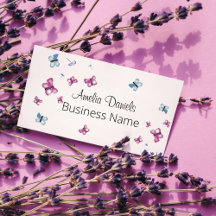 Schöne Magenta Rosa und Blauer Schmetterlingsplatz