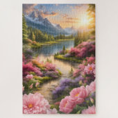 Schöne magische Blume Puzzle (Vertikal)