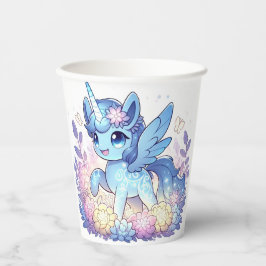 Schöne, magische Einhorn-Kinderdusche Pappbecher