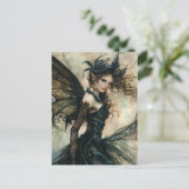 Schöne magische Fairy Postkarte (Stehend Vorderseite)