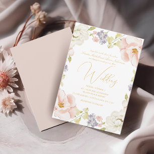 Schöne Magnolia Blume Frühjahrssonne Einladung