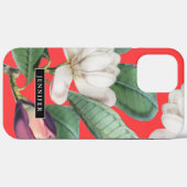Schöne Magnolienblüten Botanisch mit Namen Case-Mate iPhone Hülle (Rückseite (Horizontal))
