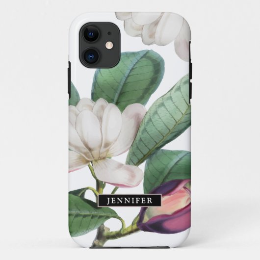 Schöne Magnolienblüten Botanisch mit Namen Case-Mate iPhone Hülle (Rückseite)