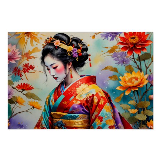 SCHÖNE MAIDEN POSTER (Vorderseite)