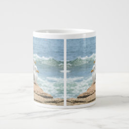 Schöne Maine Küste Acadia Seagulls Jumbo-Tasse