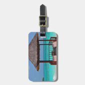 Schöne Malediven-Inseln Gepäckanhänger (Vorderseite vertikal)