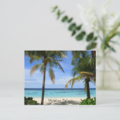 Schöne Malediven-Inseln Postkarte (Stehend Vorderseite)