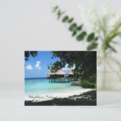 Schöne Malediven-Inseln Postkarte (Stehend Vorderseite)