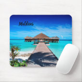 Schöne Malediven Mousepad (Mit Mouse)