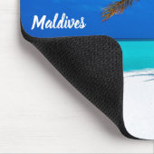 Schöne Malediven Mousepad (Ecke)