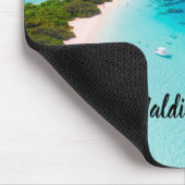 Schöne Malediven Mousepad (Ecke)