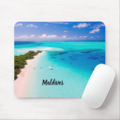 Schöne Malediven Mousepad (Mit Mouse)