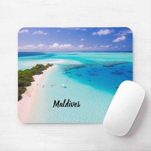 Schöne Malediven Mousepad (Mit Mouse)