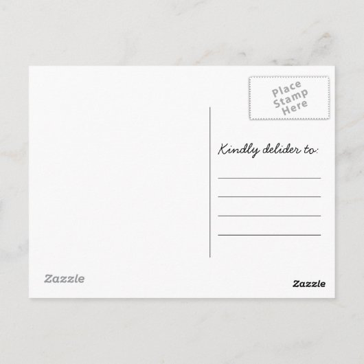 Schöne Malediven Postkarten (Rückseite)